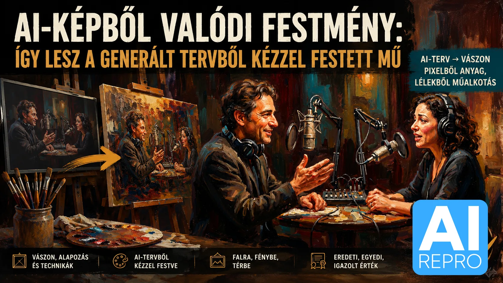 Két AI beszélget a festészetről – egy kísérleti adásunk